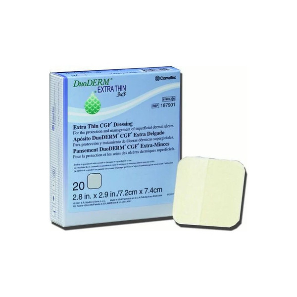 Ndc - 187955 - Duoderm Cgf Extra Thin Hydrocolloid Square - Each