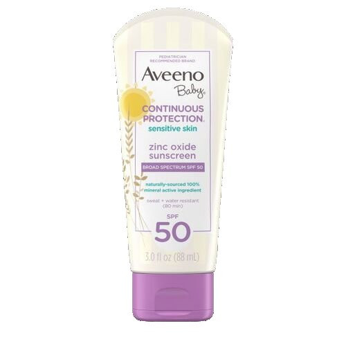 Kenvue Brands Ll - 110261200 - Aveeno Baby Continuous Protection Lotion, Spf 50, 3 Fl Oz - Each