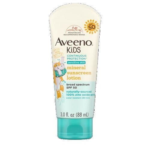 Kenvue Brands Ll - 110266100 - Aveeno Kids Continuous Protection Lotion, Spf 50, 3 Fl Oz - Each