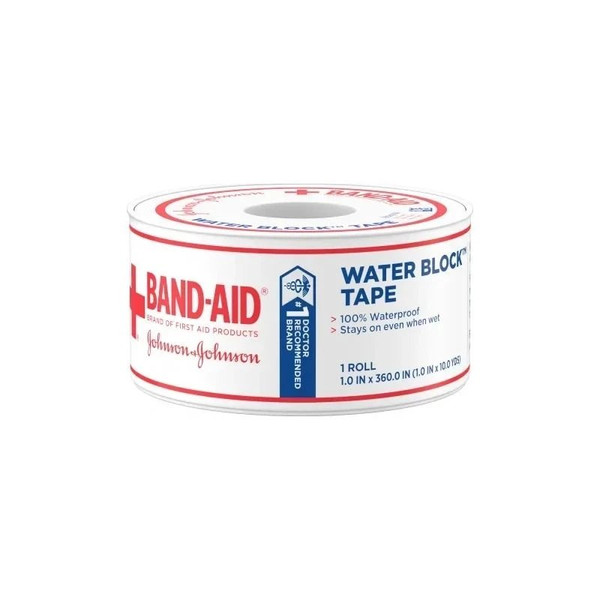 Kenvue Brands Ll - J & Healthcare Systems - 117121 - Band - Aid First Waterblock Tape, 1 X 10 Yd - Each