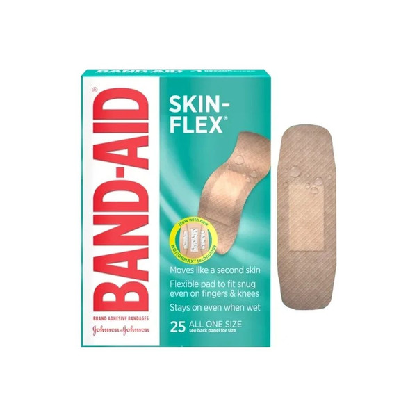 Kenvue Brands Ll - Band-Aid - 118347 - Skin - Flex Adhesive Bandages, All One Size, 25 Ct. - Box/25