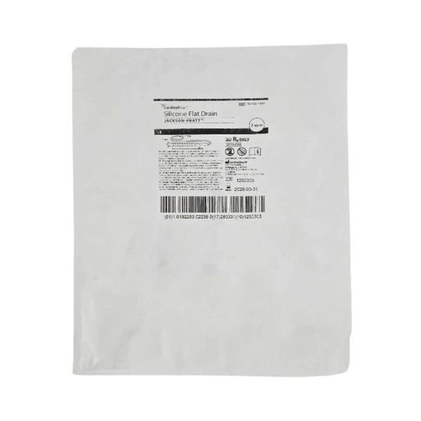 Cardinal Health - Su130-1310 - Med Jackson - Pratt Flat Silicone Drain Without Trocar, 7Mm X 20Cm, Full Perforated. - Box/10
