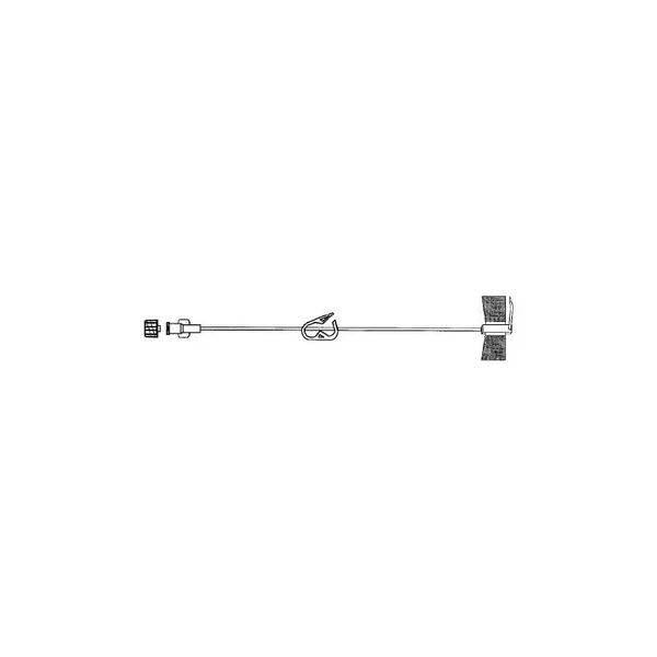 Advanced Medical Systems - Mbs-2234 - Huber Infusion Set 22 Gauge 3/4 Inch 10 Tubing Without Port - Case/12