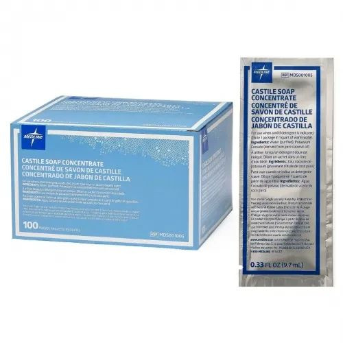 Medline - Mds001005 - Castile Soap Concentrate Packet 9 Cc - Case/600