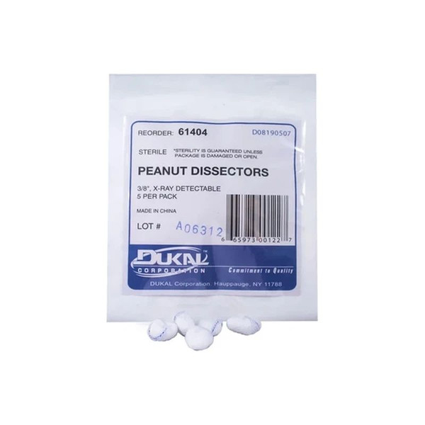 Dukal - 61404 - Peanut Sponge, Sterile 5S, No Holder - Package/5