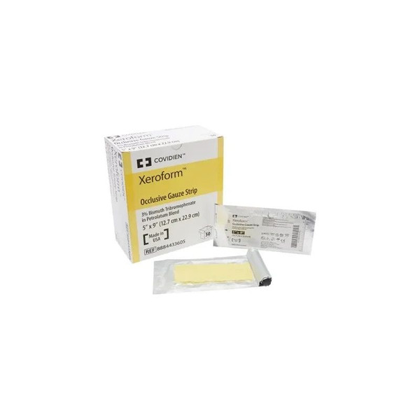 Cardinal Health - Xeroform - 8884433605 - Sterile Petrolatum Gauze Patch 5" X 9" - Each