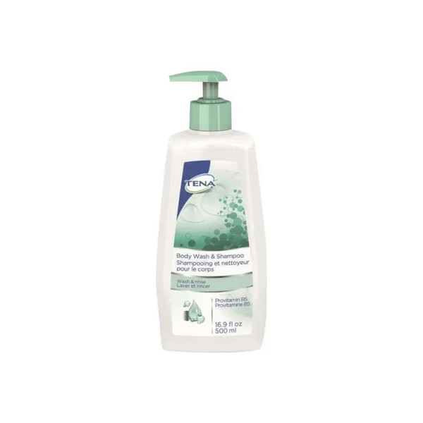 Essity - Tena Proskin - 64363 - Shampoo And Body Wash 16.9 Oz Pump Bottle Scented - Each