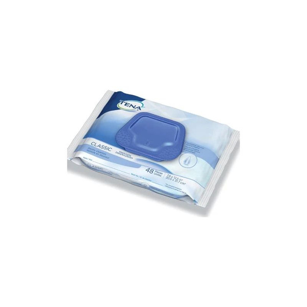 Essity - Tena Proskin - 65724 - Classic Rinse - Free Bath Wipe Soft Pack Aloe / Vitamin E Chamomile Scented 48 Count - Case/576