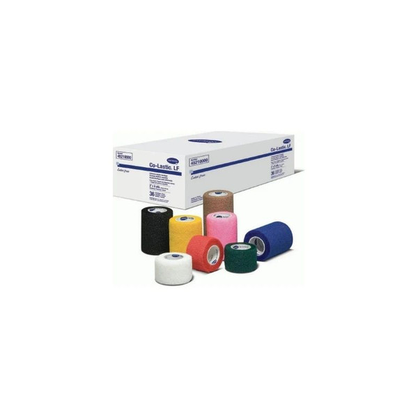 Hartmann - Co-Lastic - 45210000 - Cohesive Bandage 2 Inch X 5 Yard Self - Adherent Closure Assorted Colors Nonsterile Standard Compression - Case/36
