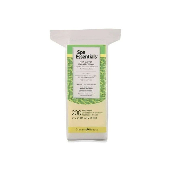 Graham Medical - Spa Essentials - 52509 - Products - Esthetic Wipe 4 X Inch White Disposable - Case/2000