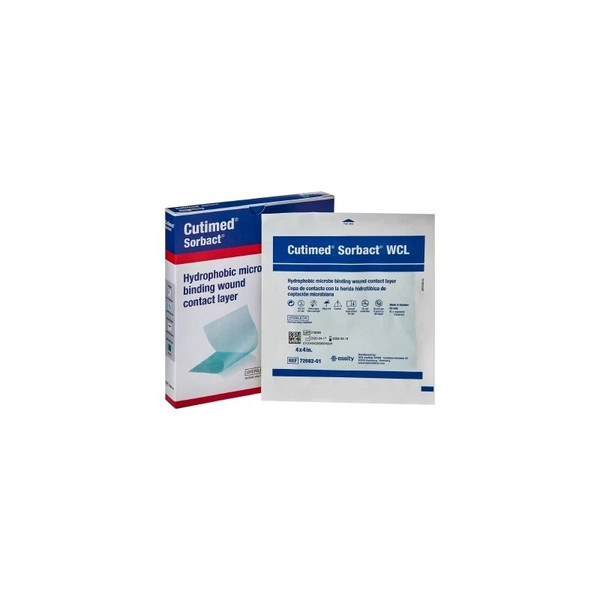 Bsn Medical - Cutimed Epiona - 7266201 - Sorbact Wcl Antimicrobial Wound Contact Layer Dressing Square Sterile - Each