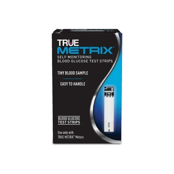 Nipro - True Metrix - R3H01-0100 - Truemetrix Blood Glucose Test Strips  Pack - Case/1200