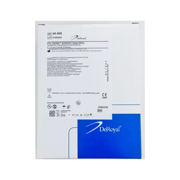 Deroyal - 10-6455 - Fluff Dressing 18 X 36 Inch 4 Per Pack Sterile 1 - Ply Rectangle - Case/20