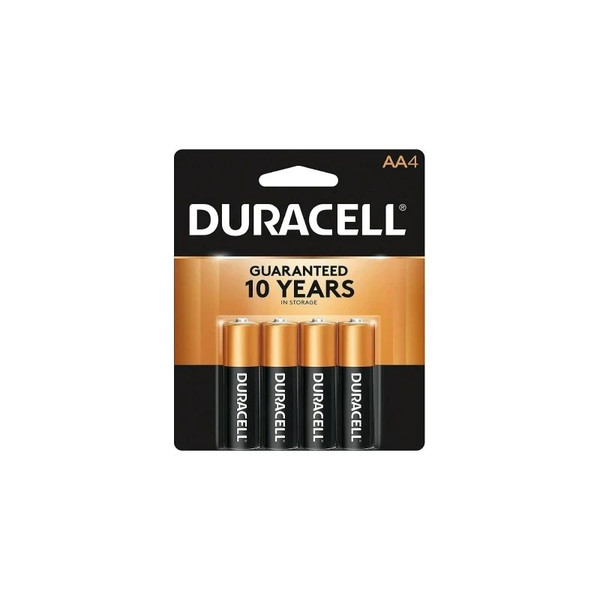 Procter & Gamble - Duracell - 04133341501 - Coppertop Alkaline Battery Aa Cell 1.5V Disposable 4 Pack - Package/4