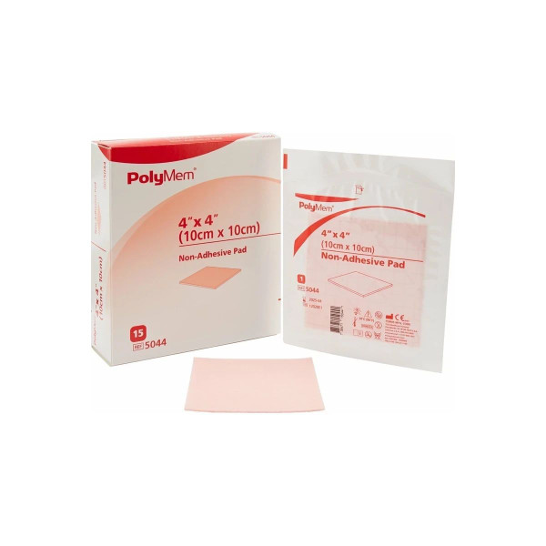 Ferris - Polymem - 5824 - Foam Dressing 8 X 24 Inch Without Border Film Backing Nonadhesive Rectangle Sterile - Box/2