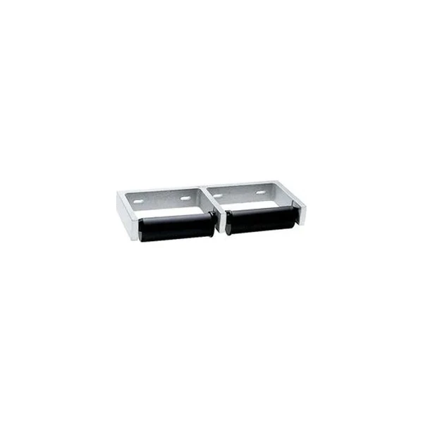 Lagasse - Bobrick - Bob2740 - Toilet Tissue Dispenser Satin Finish Cast Aluminum Manual Pull 2 Rolls Wall Mount - Each