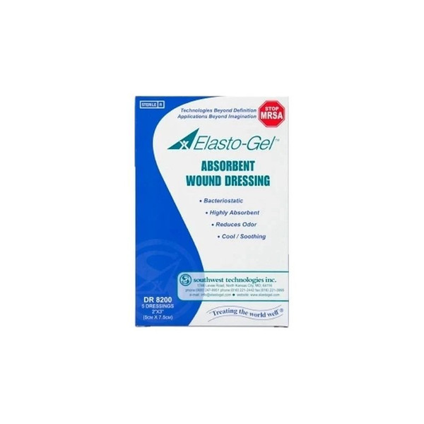 Southwest - Hach Company - DR8200 - Elasto-Gel Wound Dressing Without Tape 2 X 3 