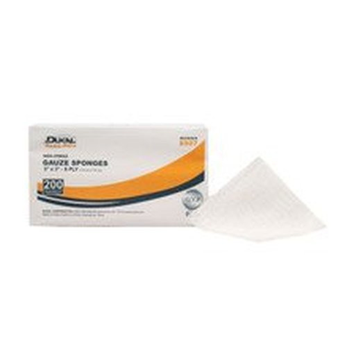 Dukal - 8507 - Gauze Sponge, 3" X 3", Non - Sterile, 8 - Ply - Bag/1