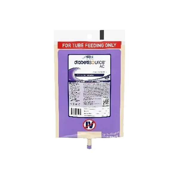 Nestle - Nestle Healthcare Nutrition - 36508100 - Diabetisource Advanced-Control Tube Feeding Spikeright Liquid 1000Ml Closed System Container, 300Kcal, Lactose-Free, Gluten-Free 