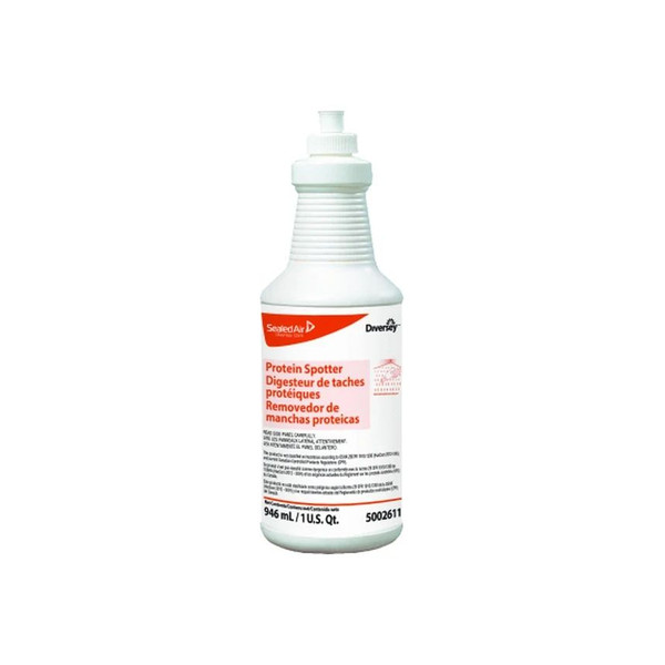 Lagasse - Diversey Protein Spotter - Dvo5002611 - Carpet Cleaner Liquid 32 Oz Bottle Fresh Scent Manual Squeeze - Case/6