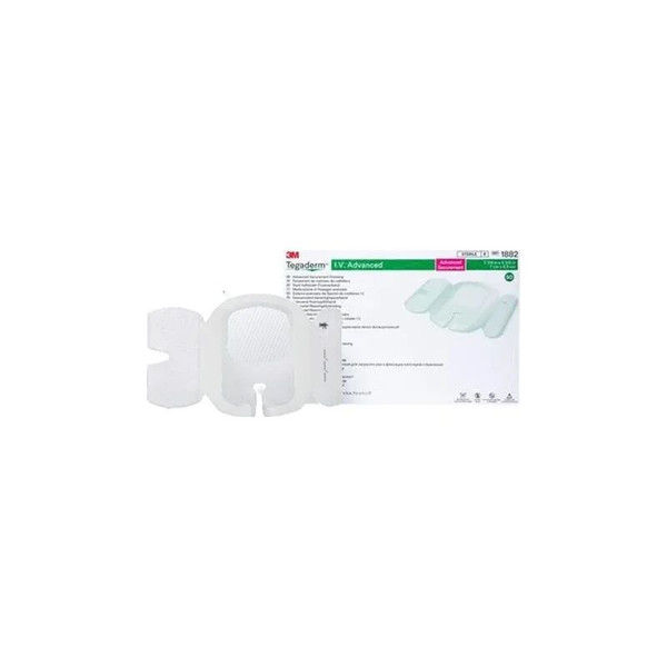 3M - 1882 - Tegaderm I.V Advanced Securement Dressing, 2 - 3/4 X 3 - 3/8 - Box/50