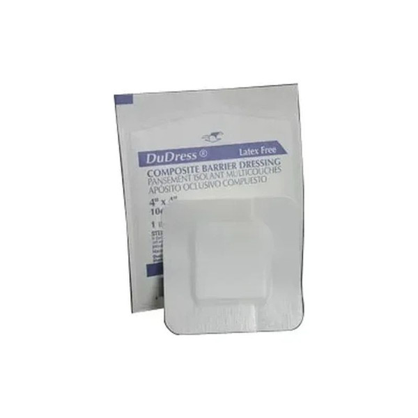 Gentell - 89168 - Dudress Film Top Barrier Dressing 6" X 8", Sterile, Water - Proof, Latex - Free - Box/25