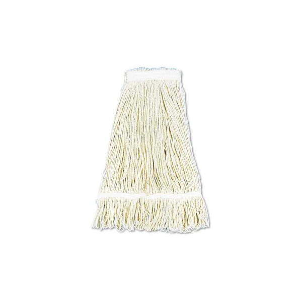 Lagasse - Boardwalk - Bwk424Cct - Wet String Mop Head Looped - End White Cotton Reusable - Case/12