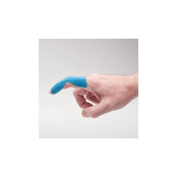 Dukal - American White Cross - 1647025 - Metal Detectable Adhesive Strip 3 Inch / Fabric Fingertip Blue Sterile - Case/1400