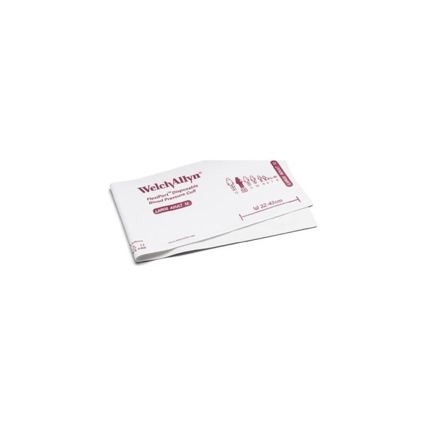 Welch Allyn - Flexiport - Soft-12-1Tp - Reusable Blood Pressure Cuff 32 To 43 Cm Arm Cloth Fabric Large Adult - Case/20
