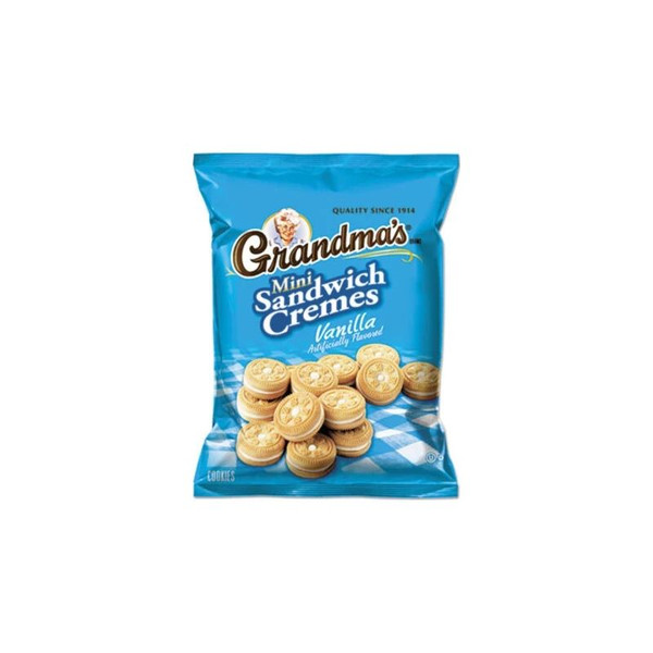 Mckesson - Lay-45095 - Mini Vanilla Creme Sandwich Cookies, 3.71 Oz - Carton/24