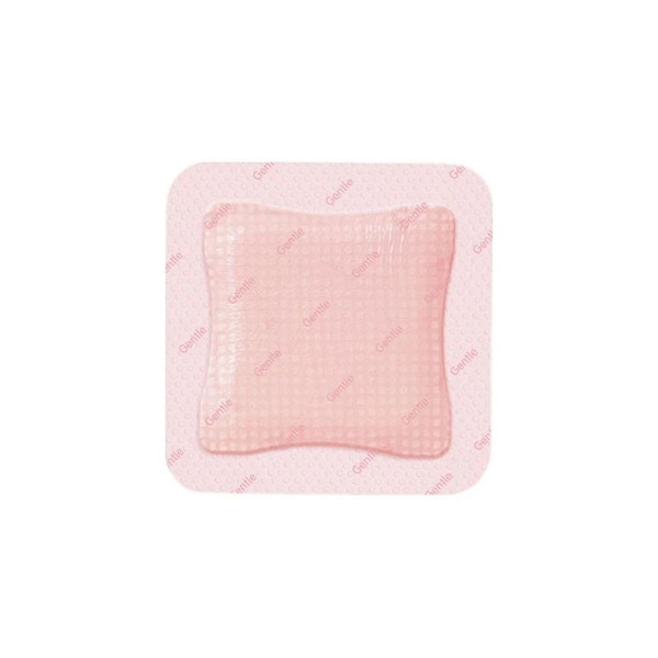 Smith & Nephew - Allevyn Gentle Border - 66020408 - Foam Dressing 4 X Inch With Film Backing Silicone Gel Adhesive Square Sterile - Case/60