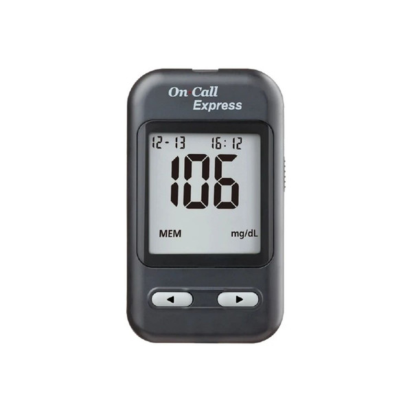 Acon Laboratories - On Call - G115-10D - Express Blood Glucose Meter 4 Second Results Stores Up To 300 No Coding Required - Case/24