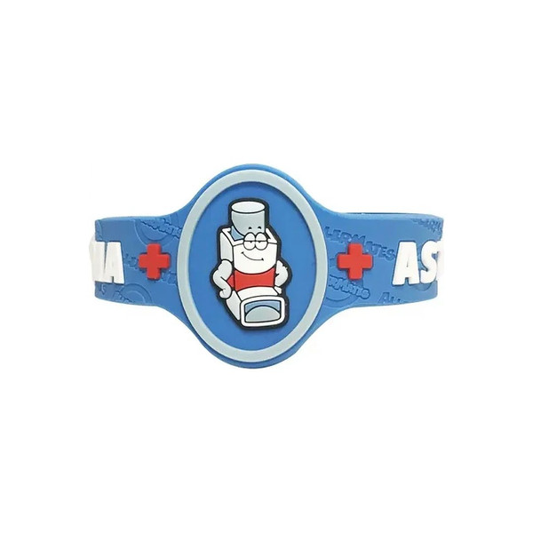 Allermates - Br-10155 - Children's Medical Alert Bracelet For Asthma. - Each