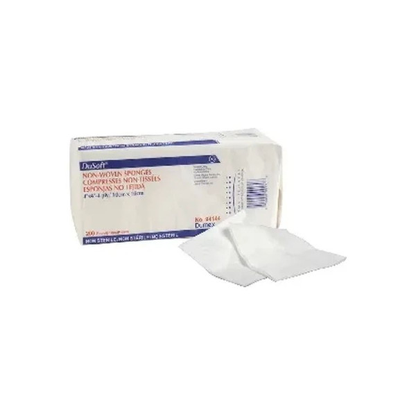 Gentell - Dusoft - 94144 - Nonwoven Sponge 4 X Inch 200 Per Pack Nonsterile Ply Square - Package/200
