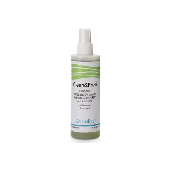 Dermarite - Clean & Free - 00193 - Rinse - Shampoo And Body Wash 7.5 Oz Pump Bottle Scented - Each