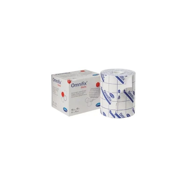 Hartmann - Omnifix Elastic - 900603 - Dressing Retention Tape With Liner White 4 Inch X 11 Yard Nonwoven Nonsterile - Case/36