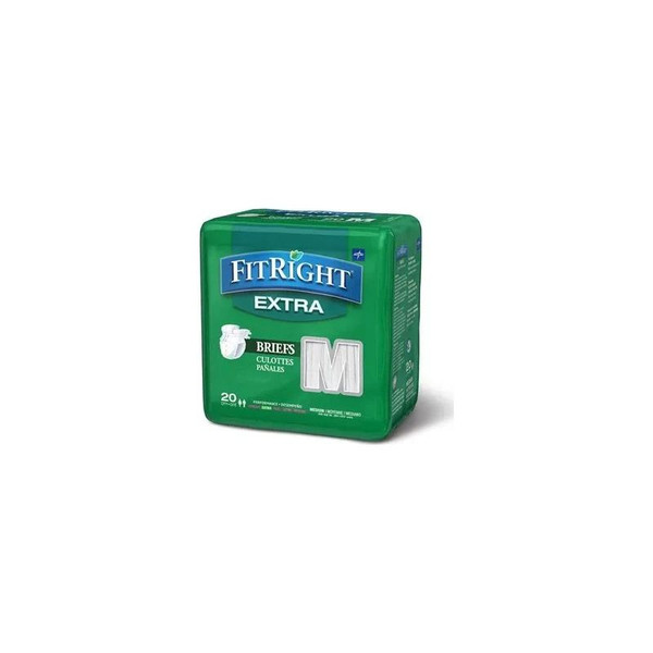 Medline - Fitextramdz - Fitright Extra Briefs - Bag/20