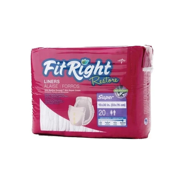 Medline - Fitliner500 - Fitright Liners - Case/80