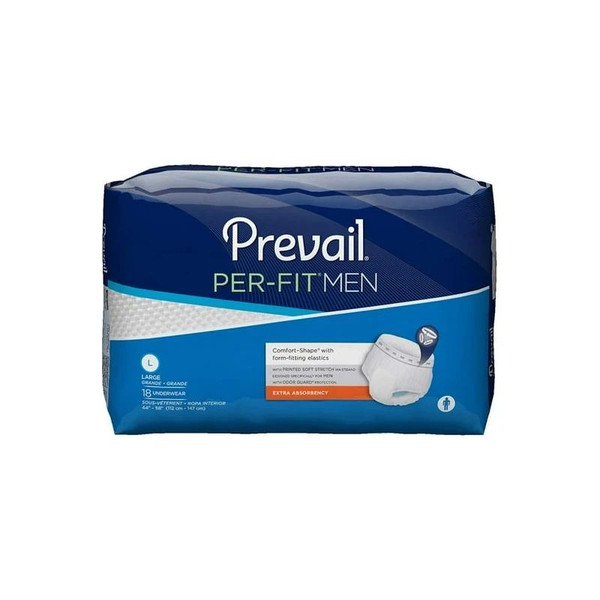 First Quality - Pf-513/1 - Prevail Per - Fit Underwear Size Large, White, 44" - 58" - Case/80