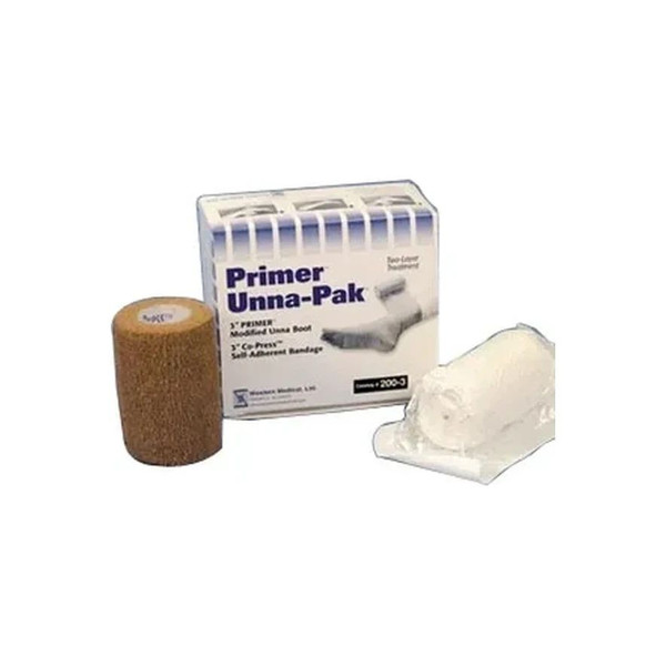Gentell - Unna-Pak - Gl-2003 - With Primer Modified Boot And Duban Self Adherent Bandages 3" Co - Press Bandage. - Each