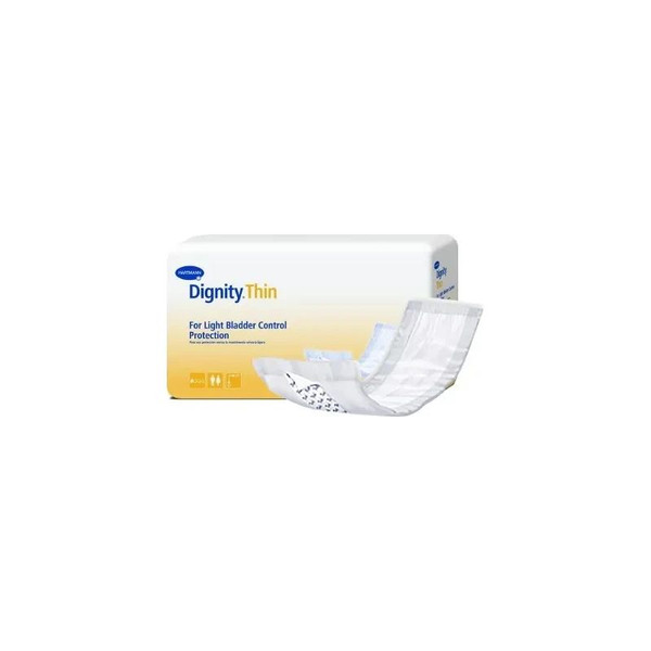 Hartmann - Dignity Coconuts - 30054-180 - Thin Bladder Control Pad 3 - 1/2 X 12 Inch Light Absorbency Polymer Core One Size Fits Most - Package/45