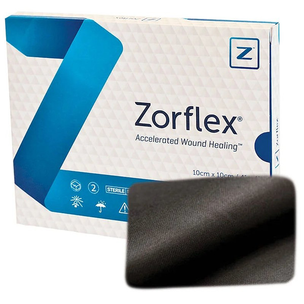Lohmann & Rauscher - Zf20 - Zorflex Activated Carbon Wound Contact Dressing, 4" X 8" - Replacement Item For Lr140536 - Box/10