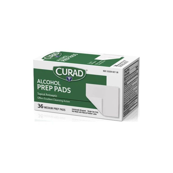 Medline - Cur090737Rb - Curad Medium 2 - Ply Sterile Alcohol Prep Pad - Case/3000