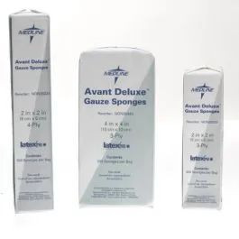 Medline - Non26444h - Gauze,Nw,Deluxe,4"x4",4ply,Ns,Lf - Each