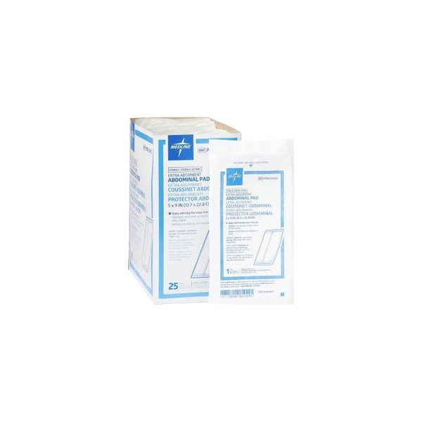 Medline - Prm21450 - Caring Sterile Abdominal Pads - Case/400