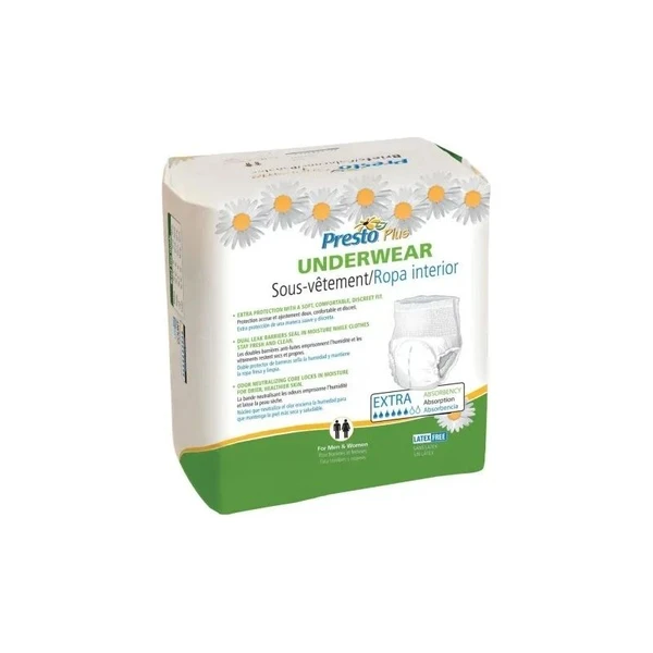 Drylock Technologies - Aub23020 - Presto Supreme Classic Protective Underwear Medium 32" - 44" Maximum Absorbency . - Package/20
