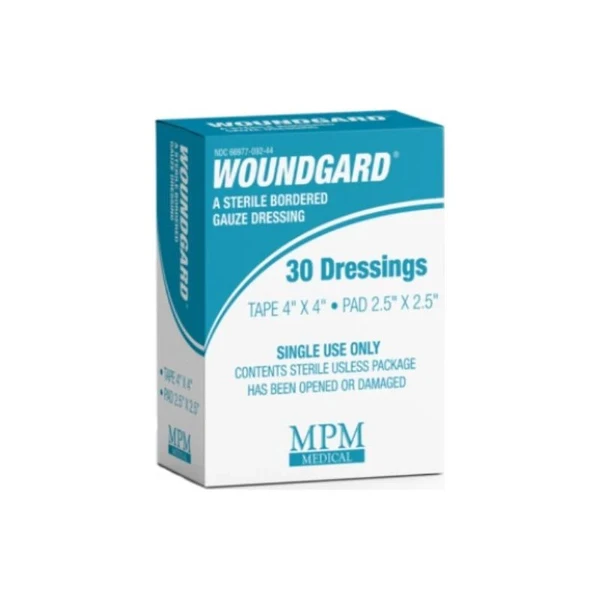 Mpm Medical - Woundgard - Mp00094 - Adhesive Dressing 5 X Inch Gauze Square White Sterile - Case/120