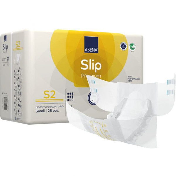 Abena - 1000021280 - North America Slip Premium Brief, X - Small, 20" - 24", Xs2 Absorbency Level 2 - Replaces: Rb43054 - Case/128