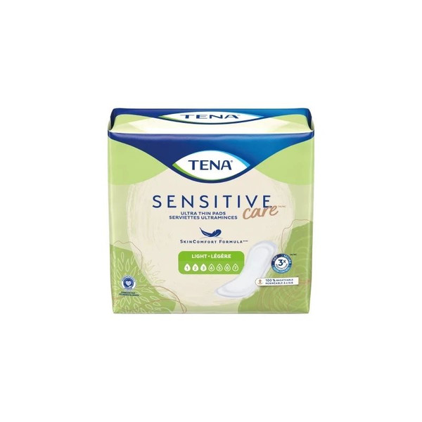 Essity Health & Medical Solutions - Tena - 54358 - Intimates Ultra Thin Light Bladder Control Pad 9 Inch Length Absorbency Dry - Fast Core One Size Fits Most - Case/180