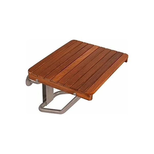 Teakworks4U - Tbf-240160W - Tbf240160W - Ada Compliant Shower Bench (Based On Bottom Bracket To Top Of Bench) Burmese T - Each